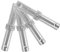 VILLCASE 4pcs Scaffolding Connecting Rods Heavy Duty Locking Pins for Secure Scaffolding Setup Precision Engineered Support with Joint Spacing Durable Scaffold Fasteners for Enhanced Safety