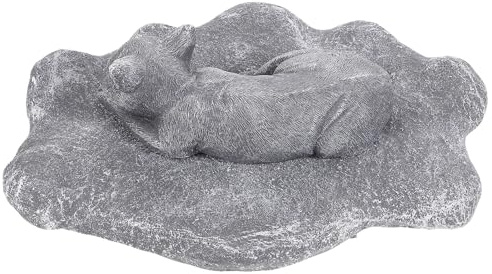 BESTonZON Pierre Commémorative Support Photo pour Chien et Chat pour Animaux de Compagnie Décoration de Jardin Extérieure Délicate en Résine Texture Naturelle pour Chien et Chat