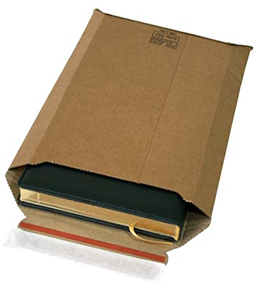 Versandtaschen Premium aus Mikro-Wellpappe Karton DIN A4-353x250mm bis 50mm Füllhöhe (PS.403) (50)