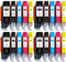 20 XL Druckerpatronen kompatibel für Canon Pixma MG 5700 MG5750 MG5751 MG6850 MG6851 MG7750 MG7751 als ersatz für PGI-570BK CLI-571BK CLI-571C CLI-571M CLI-571Y