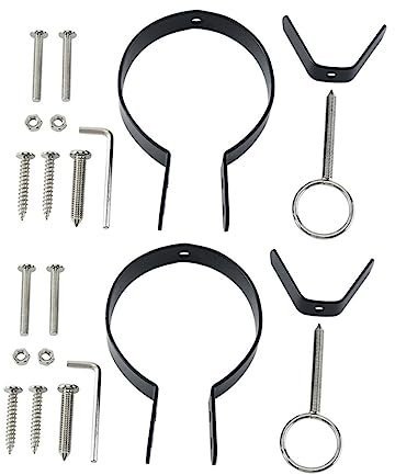Ciieeo Ham Holder Accessories Replacement Stand Iron 2 Sets Black Stable and Firm Ham Rack Parts for Home for Kitchen and Dining Use