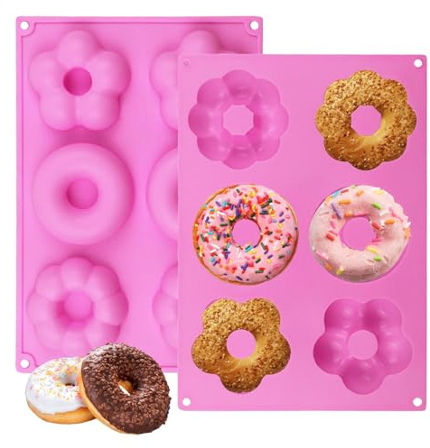 Silikonformar – silikonbakformar | silikonformar för bakning | munkform | silikon-donutformar | blomformad bakform för bagels | munkform bakset för choklad, kaka
