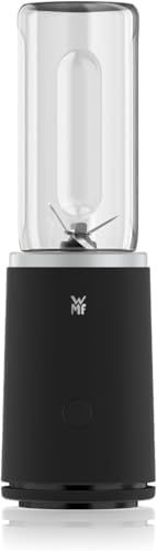 WMF Mix & Go Touch Smoothie Maker to go, tragbarer Mixer & kompakter Standmixer, 500 W Hochleistungsmixer, Ultra-Blade Edelstahlklinge, auslaufsichere To-Go Trinkflasche, recycelter Kunststoff, Lava