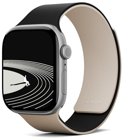 MOFT Ersatzarmband Kompatibel mit Apple Watch Armband 49/46/45/44/42mm Damen Herren, Doppelseitiges Magnetisches Silikon Armband für iWatch Ultra 3/2/1 & Series 11/10/9/8/7/SE/6/5/4/3/2/1