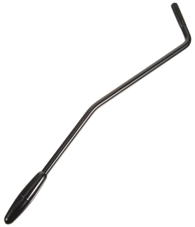 Parliky Brazo de Trémolo de Guitarra Eléctrica Accesorio Metálico Adecuado para Performance y Versatilidad en Guitarras Negro Rosca de 6mm y Punta de Plástico