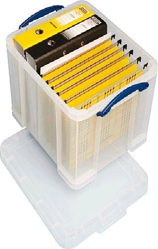 6x Really Useful 35 Litre Plastic Storage Box