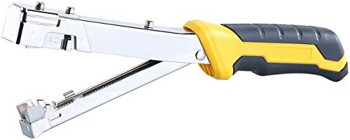 AGT Schlagtacker: Hammertacker mit Stahl-Gehäuse, für Heftklammern 10,6-11,3 mm Breite (Werkzeug-Tacker, Hammertacker Klammern, Tackerklammern)