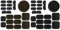 Yzpacc Universal Airsoft Helm Pads, Taktische Helm Ersatz Schaumstoff Polsterung, Helmpolster Motorradhelm, Fahrrad Zubehörmatten für ACH FMA USMC PASGT