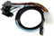 Allowish Cable Adaptador de Servidor Mini SAS SFF-8087 a 4 Puertos Mini SAS SFF-8482 con Power (0.5m,Black)