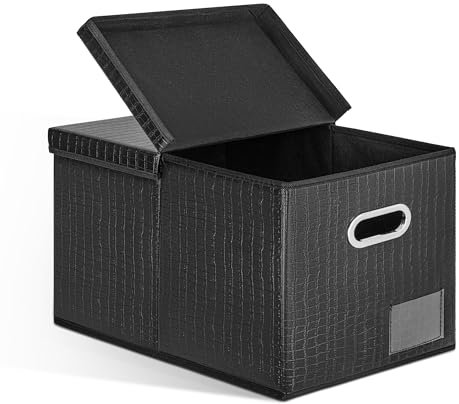 GRANNY SAYS decorative storage boxes with lids fabric storage bins with lid collapsible storage bins closet storage organizer basket