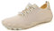 Geerdete Schuhe for Damen und Herren, Erdungsschuhe mit Kupfer, Barfuß-Wanderschuhe, weich und bequem(Apricot,37 EU)