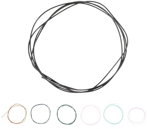 SUPVOX 6 pezzi Corde per Chitarra Classica Colorate Metallo Resistente Suono e Risonante per Strumenti Acustici per Musicisti e Principianti