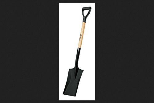 Truper Home Plus Steel 7.25 in. W x 40.5 in. L Border Spade Wood