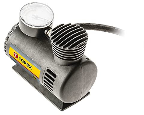 Compressore a batteria TOPEX con culo. Connessione 12v