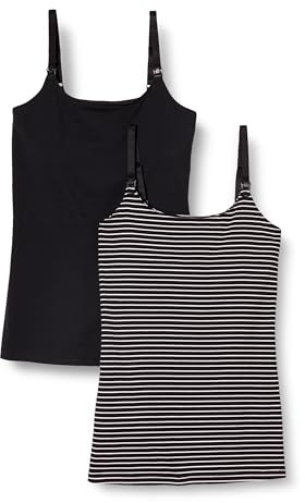 Amazon Essentials Femme Débardeur de Maternité Adapté à l’Allaitement avec Bretelles Réglables et Soutien-gorge Intégré