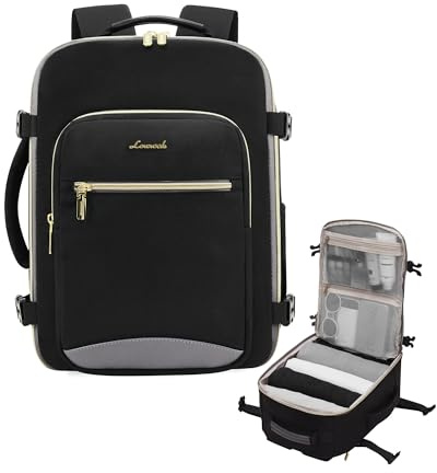 LOVEVOOK Ryanair Cabin Bags 40x30x20 Underseat Travel Bag Hand Luggage Backpack Carry-Ons Size for Ryan Air Airplanes Flight Travelling Rucksack Fit 14 Inch Laptop