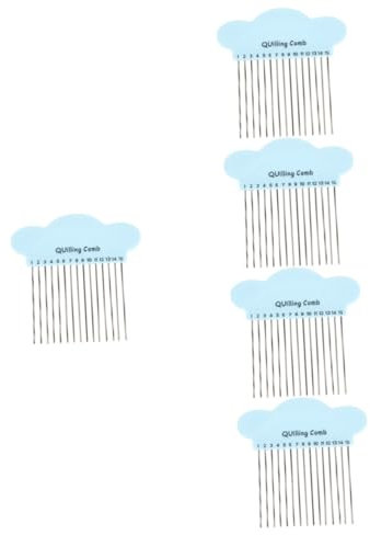 Sewroro 5stücke Papier Quilling Werkzeug Kompakte Und Tragbare Kombi Für Papierkunst Langlebig Für Anfänger Und Fortgeschrittene Cartoon-Design Für Kreativen Spaß