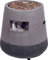 dobar® 35441e Lava-Ofen Stellar - Gaskamin Outdoor aus Magnesia - Gasfeuerstelle mit Lavasteinen - Gartenkamin inkl. Deckel & Schutzhülle - Gasofen für Garten/Terrasse/Balkon - 48 x 48 x 66 cm