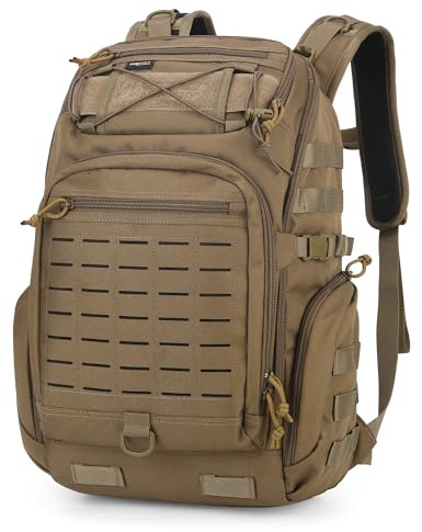 Mardingtop 30L Molle Military Backpack, Tactical Backpack for Men, Cordura Backpack for Hiking,Camping,Trekking