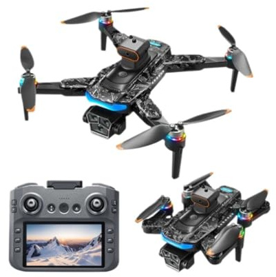 UAV A14 ProMax Drone 8K HD Fotocamera quadricottero con Schermo Telecomando 5G WiFi Fotografia Aerea Senza spazzole RC Dron