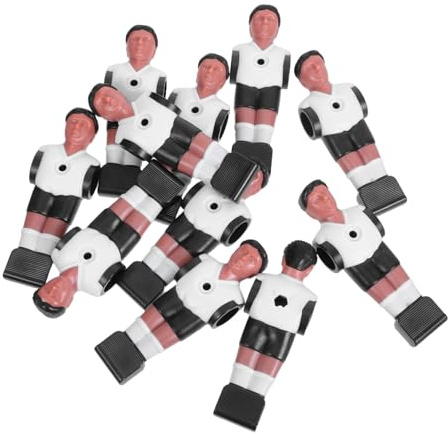 FUNNETOYU 11 Piezas Figuras de Futbolín de Plástico Reemplazo para Mesa de Fútbol Jugadores de Fútbol de Mesa Duraderos para Accesorios