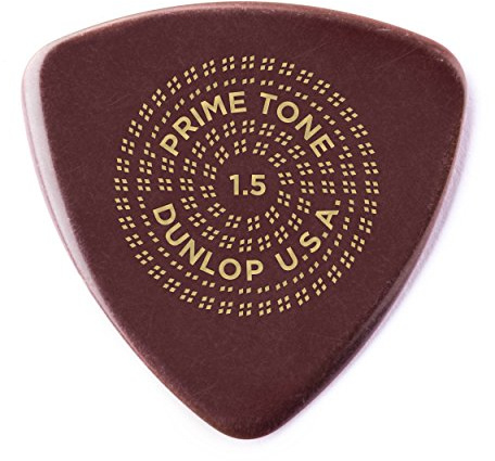 Jim Dunlop PrimetoneĀ® Triangle Smooth Pick 1.5MM - 12 Pack