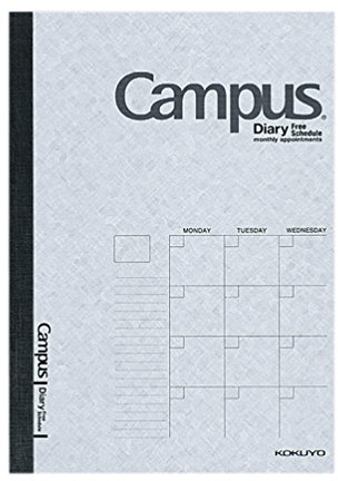 Kokuyo campus type A5 diary free two-CF103 (japan import)