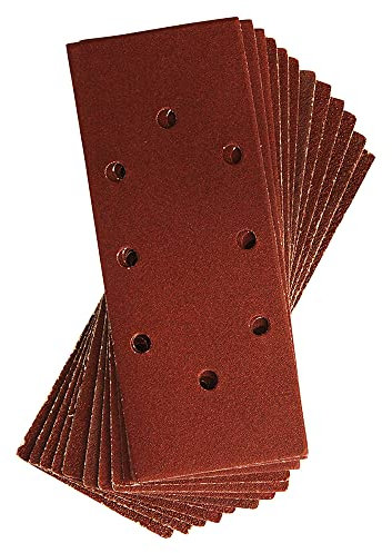 Dekton 12PC Hook and Loop Detail Sanding Sheets,230mm/Extra Coarse - Assorted | Ideal for Sheet Sanders | Multi-Surface Use on Wood, Metal, Plaster, Plastics & Paint | Heavy-Duty Sanding Performance