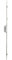 Avocet Inline Window Lock Rod 22mm Backset Mushroom Cam Upvc