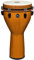 Meinl Percussion Jumbo Djembe Instrument - Große Handtrommel - Mechanisches Stimmsystem - Durchmesser 12 Zoll - Kunststoff, Braun (JD14BW)