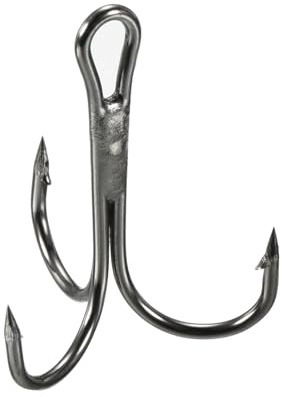 PATIKIL 4# Anzuelos Triples de Pesca 10uds 3X Fuertes Acero Alto Carbono