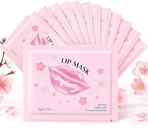 Lip Mask, Overnight Hydrating Collagen Lip Masks, Deep Nourishment, Moisturizing & Brightening Lip Care, Silky Texture, Easy Storage, Portable Mini Lip Treatment, 20PCS