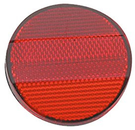 Alta 2 Round Bicycle Reflector, Various (Rear)