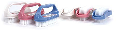 6er Pack Handwaschbürste/Nagelbürste/Waschbürste/Reinigungsbürste / 3X doppelseitige Bürste + 3X Bürste mit Griff