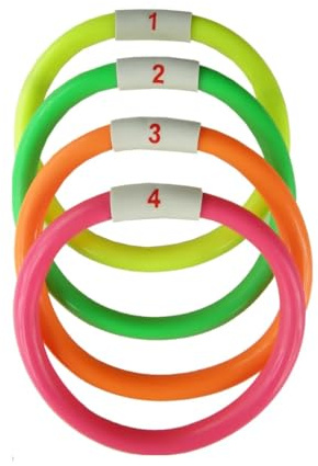 Dive Sticks Pool Toys, Dive Rings Sticks Diving Torpedo for Swimming Underwater Pool Training Diving Game Training Swimming Fun Toys Gift for Kids (Diving Rings)