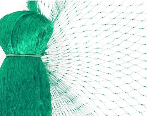 Rete da giardino resistente per insetti a maglia fine, a prova di gatto, cane e uccelli, rete da giardino, colore verde, protezione per colture di piante, per frutta vegetale (1, 6 m x 1,5 m)