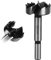 Forstnerbohrer 38mm für Hart- & Weichholz, Forstner Bits, Länge 90mm, 10mm Schaftdurchmesser, Bohraufsätze mit Rundschaft, Forstner Bohrer, Zubehör Bohrmaschine