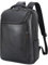 TIDING Leather Laptop Backpack Business 15,6 inch Travel Back Pack Bags Mens Rucksack Daypack for Work Office, Black