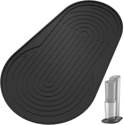 Mycket Silikonmatte kompatibel mit Soda Crystal 3.0 Maschine, perfektes Abtropfmatte Silikon, rutschfest, Stabil, Tropfmatte, Zubehör für Soda Wassersprudler (Für Crystal 3.0)
