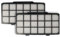 vhbw 2x Filtro posmotor compatible con Rowenta Silence Force Compact Parkett RO6355EA, RO6361EA aspiradora - Filtro aire salida EPA