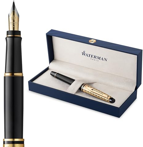 Waterman Expert Fountain Pen |The Opera Collection | Black & Gold| Gift Box