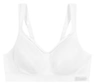 Champion Women's Shock Absorber SN102 Active Classic Support Bra, Non Transparent inches, White, 36D
