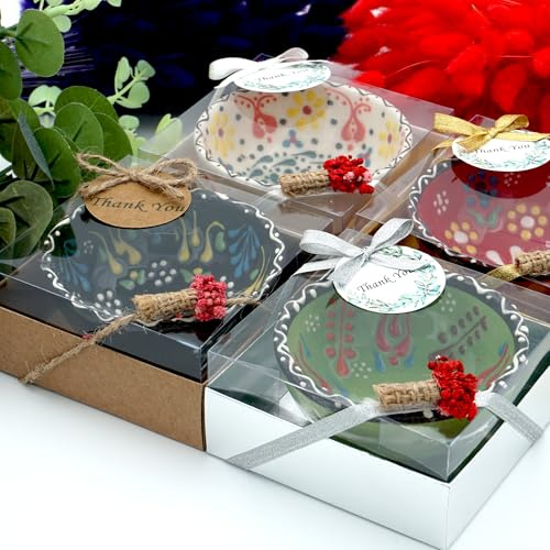 giftupstore Recuerdos de boda para invitados, cuencos ceramica juego de 50 regalos para invitados de bodas,recuerdos bautizo, detalles boda para invitados, comunion bautizo para invitados