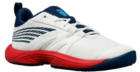 K-Swiss Swis Speedtrac Kids Tennis Shoes Blanc/Blue/Lolli 5.5 UK Child