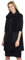 Betty & Co Damen Kunstfell-Weste mit aufgesetzten Taschen Schwarz,42