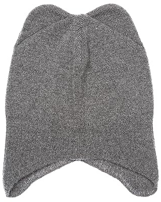 KNITAS Berretto per Bambini a Maglia monostrato in Lana Merino e Cashmere, Super Morbido e Caldo, per Ragazzi e Ragazze, 1-3 Anni, Berretto Invernale per Bambini, Colore Grigio, Taglia 44-48cm