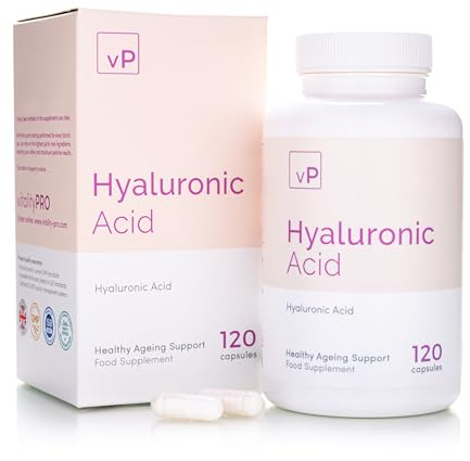 vP Vitality Pro Hyaluronic Acid 316mg x 120 Capsules - Third Party Tested Over 98.4% Purity - Vitality Pro High Molecular Weight Supplement