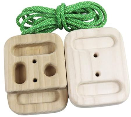 shamjina Climbing Hangboard Climbing Fingerboard Wall Hanging Climbers Portable Rock Climbing Training Hand Grip Strengthener