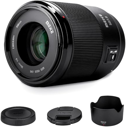 Meike 50mm F1.8 Full Frame STM Auto Focus Prime Lens for Sony E Mount Mirrorless Cameras: A9,A7IV A7III, A7II, A7R3, A7R4,A7C,A7CII A6400,A6700,etc