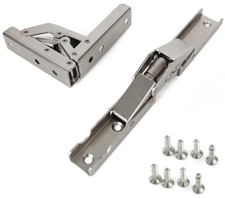 ZMZaoan 2 pièces de support de charnière pliable à 90 degrés épaissi reliant - Charniere Invisible pour Porte Placard et Meubles avec Support caché cadre de table accessoires